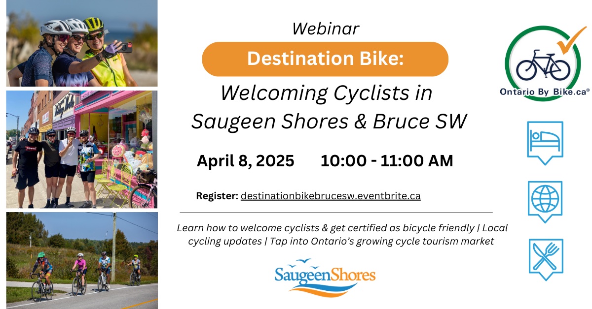 Destination Bike - Welcoming Cyclists in Saugeen Shores & Bruce SW