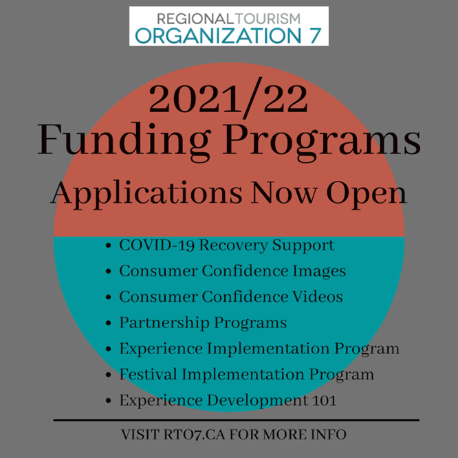 RTO7's 2021 Funding Programs Now Accepting Applications 