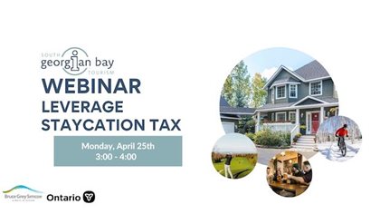 South Georgian Bay Tourism Webinar: Leverage the Staycation Package