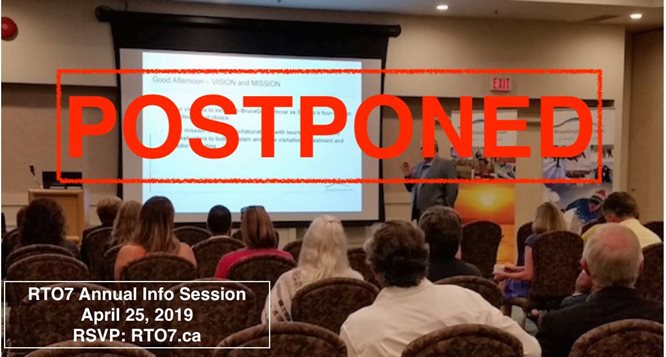 POSTPONED - Annual RTO7 Information Session 