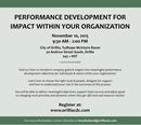Performance Development for Impact Within Your Organization